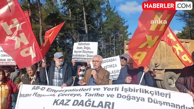 HKP, Kazdağları'ndaki Ağaç Kesimine Sert Tepki Gösterdi