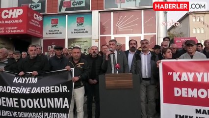Malatya'da Kayyum Atamalarına Karşı Protesto Düzenlendi