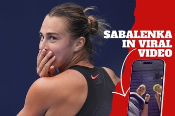 Aryna Sabalenka in viral transformation video for evening party
