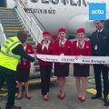 Aeroport Brest Bretagne -Inauguration ligne Brest Londres - Gilles Gosselin directeur-France Volotea