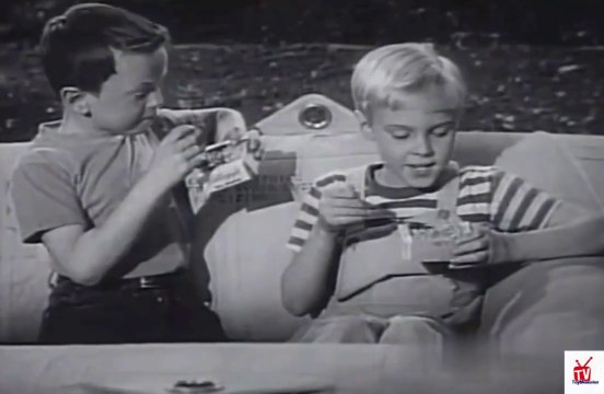 1960s Dennis the Menace cast Dennis & Tommy for Rice Krispies TV commercial