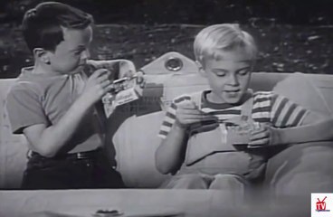 1960s Dennis the Menace cast Dennis & Tommy for Rice Krispies TV commercial