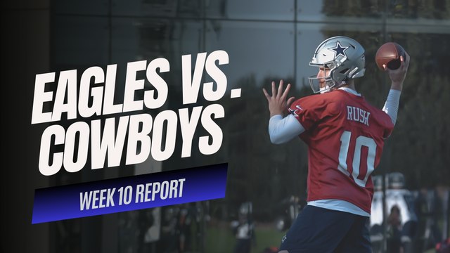 NFL UPDATE: Cowboys Turn to Cooper Rush in High-Stakes Matchup Against 6-2 Eagles