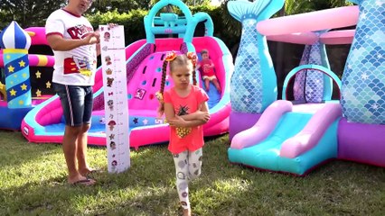 Diana wants to be taller & jump on a trampoline