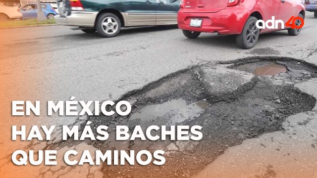 En México hay mas baches que vialidades, así es conducir por el Periférico lleno de hoyos