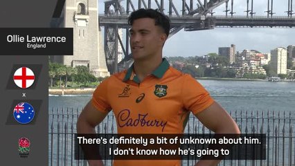 Lawrence ready to face 'a bit of the unknown' in Australia's Joseph Sua’ali’i