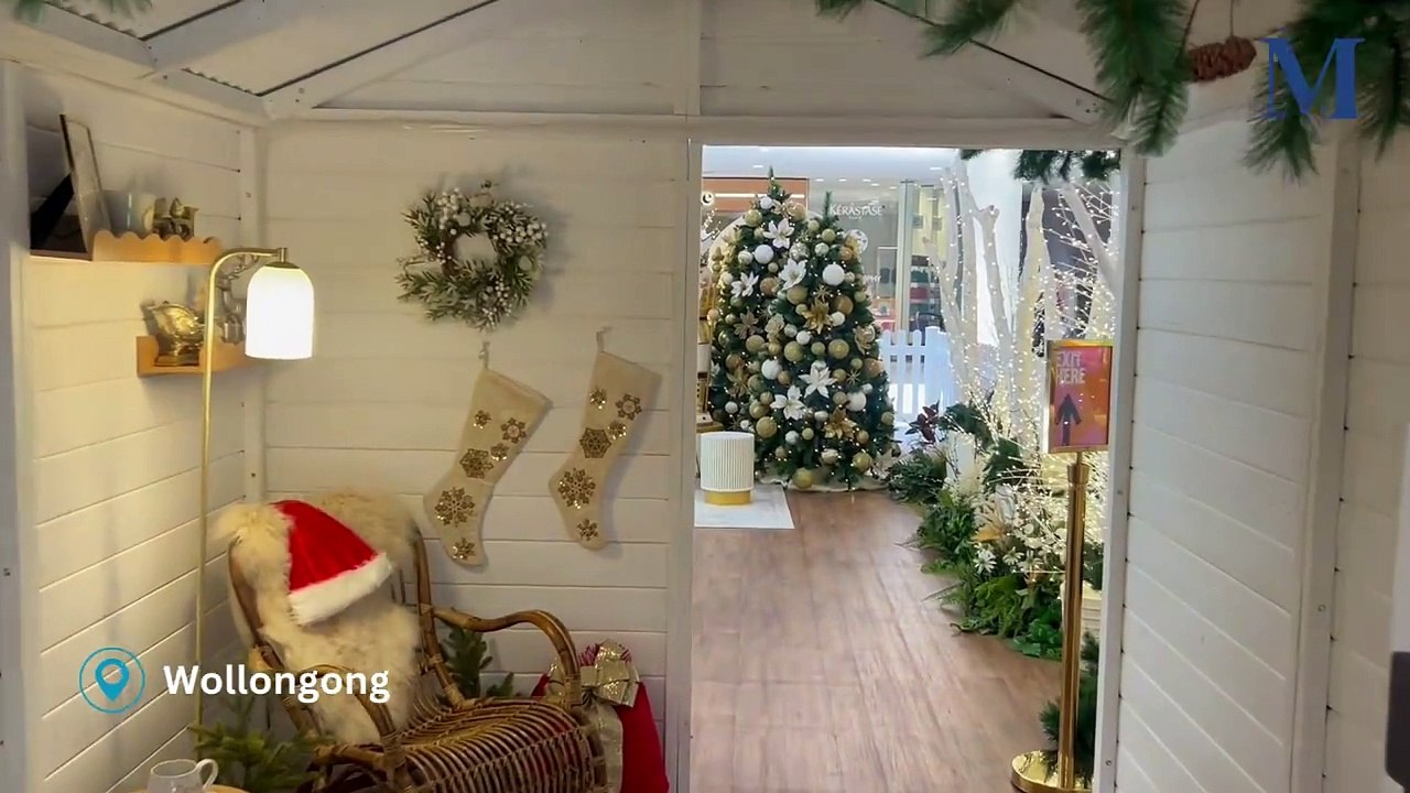 Santa's village at Wollongong Central | November 8, 2024 | Illawarra Mercury