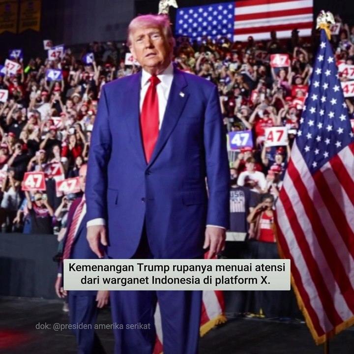 Donald Trump Menang Pemilu Amerika 2024, Netizen AS Unggah "Peringatan Darurat" ala Indonesia