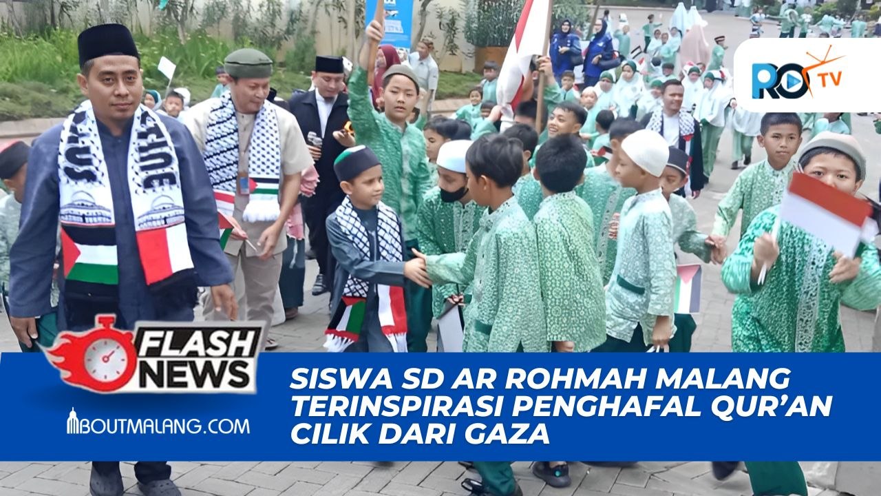PENGHAFAL AL-QUR’AN MUDA DARI PALESTINA BERIKAN SEMANGAT BELAJAR ANAK-ANAK SD ALAM AR ROHMAH
