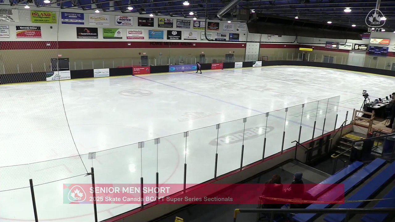 Senior Men Short - 2025 Skate Canada BC/YT Super Series Sectionals - Meeker Arena