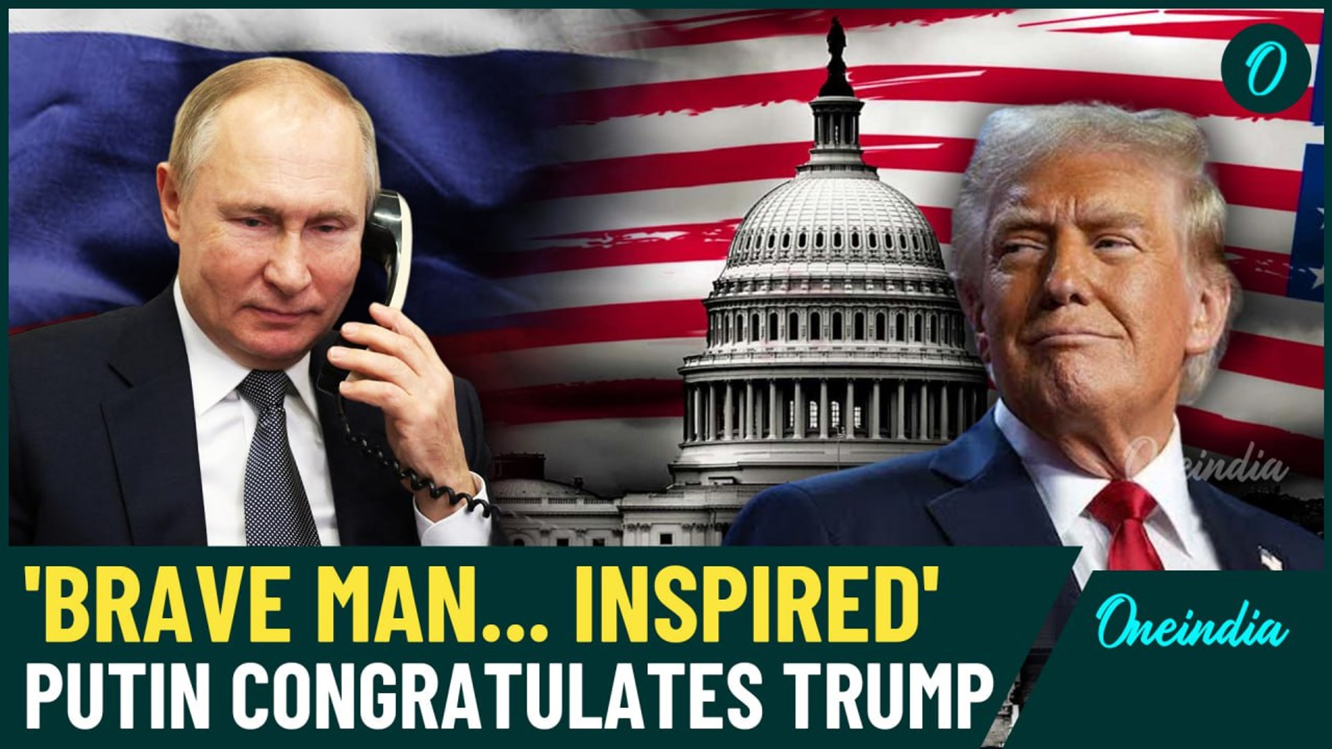 ⁣'Will Talk To Trump': Putin Congratulates Trump, Sends Strong Message to Zelensky on Ukrai