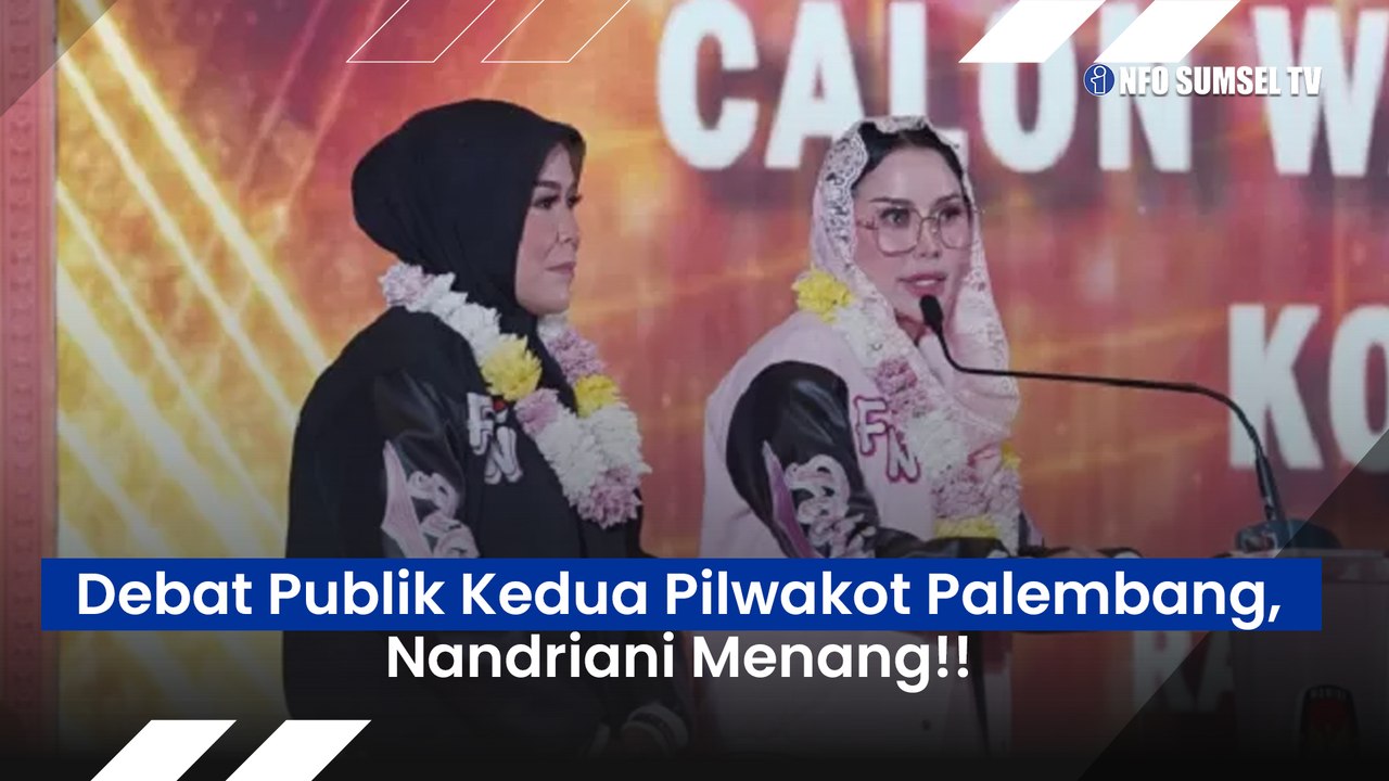 Dinilai Pemenang Debat Publik Kedua Pilkada Palembang 2024, Ini Penyampaian Lengkap Nandriani Octarina