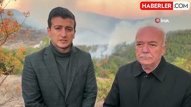 Bursa'da Orman Yangınına Müdahale Devam Ediyor