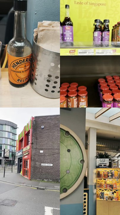 Sheffield's 'China Town': New Era Square in South Yorkshire is home to a range of South East Asian restaurants, cafes and supermarkets