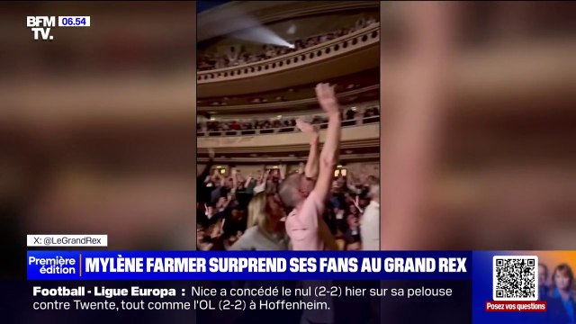Nevermore : Mylène Farmer surprend ses fans et s'invite à la projection de son film au Grand Rex