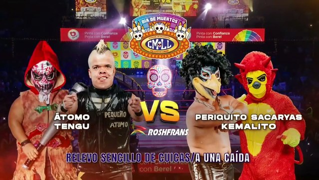 CMLL DIA DE MUERTOS TZOMPANTLI DE MASCARAS ARENA MEXICO 03/11/24