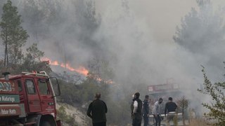 Balıkesir’deki orman yangını, 15 saat sonra kontrol altında