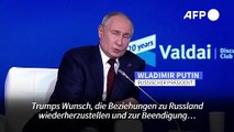 Putin gratuliert Trump und lobt ihn in den höchsten Tönen