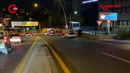 Ankara'da zincirleme kaza 8 araç birbirine girdi!