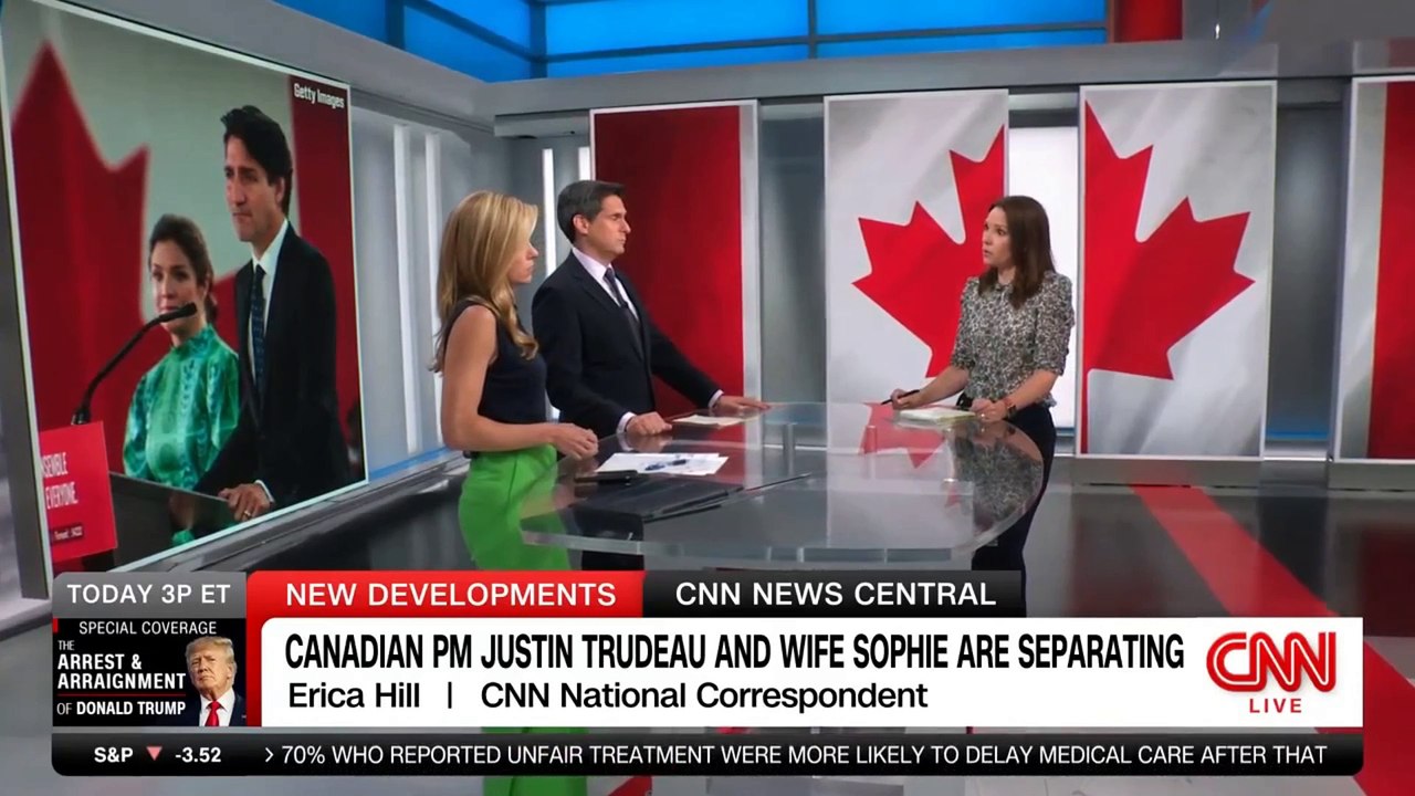CANADIAN PM JUSTIN TRUDEAU AND WIFE SOPHIE ARE SEPARATING