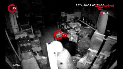 Çakmak ışığında tekel bayiyi böyle soydu