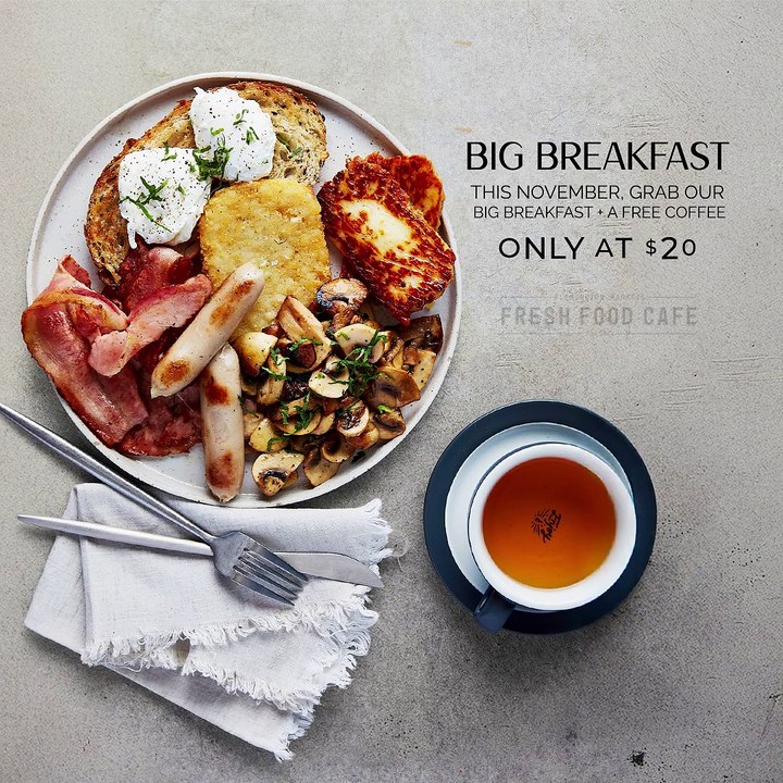 BIG BREAKFAST 🥗 + FREE COFFEE ☕