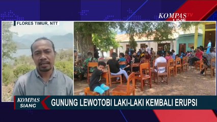 Gunung Lewotobi Kembali Erupsi, Begini Pantauan Situasi di Flores Timur
