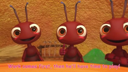 The Ant and the Grasshopper - KidTv Nursery Rhymes & Kids Songs