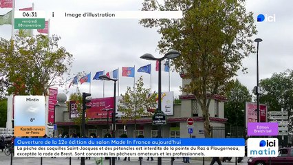 08/11/2024 - ICI Matin France Bleu Breizh Izel en vidéo