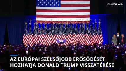 Az európai szélsőjobb megerősödését hozhatja Donald Trump visszatérése