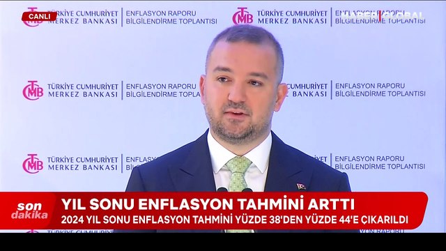 Merkez Bankası yılın son enflasyon raporunu açıkladı