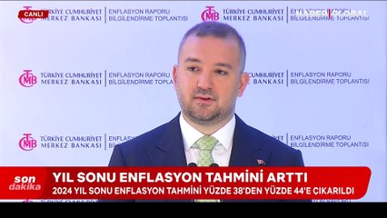 Merkez Bankası yılın son enflasyon raporunu açıkladı