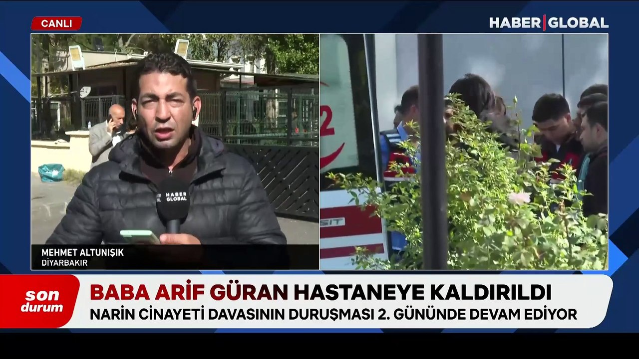 Narin Güran davasında salonda gerginlik! Baba Arif Güran sinir krizi geçirdi