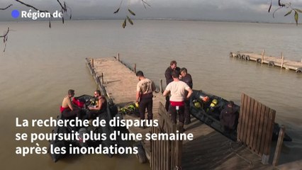 "Sauver les corps": les plongeurs de l'armée espagnole recherchent les disparus