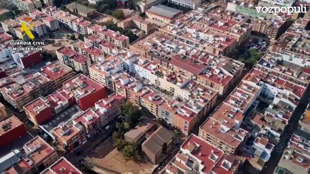 Impresiona la imagen: toma aérea de Paiporta 10 días después de la tragedia de la DANA