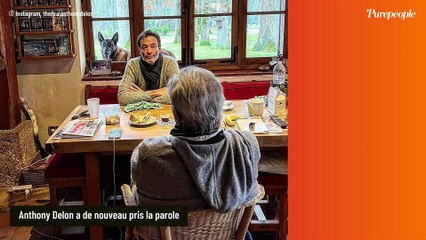 L'aîné d'Alain Delon, Anthony, partage une vidéo rare d'une conversation avec son père : l'acteur toujours alerte malgré sa santé fragilisée