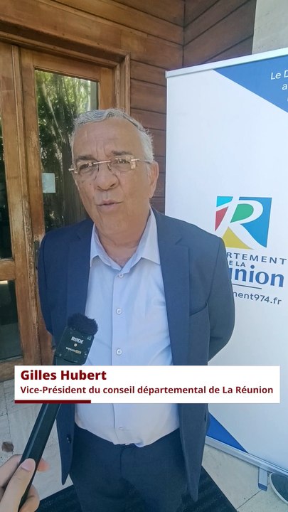 Gilles Hubert : "que le bien-vivre réunionnais continue à rayonner dans l'océan Indien"
