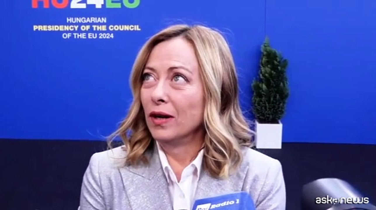 Meloni: per l'Ue molte sfide, il problema ? quello delle risorse