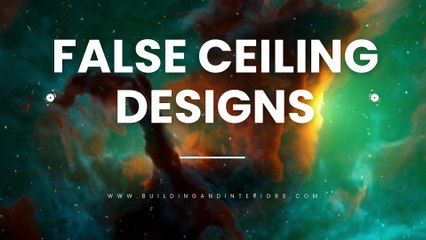 False ceiling designs for different rooms
