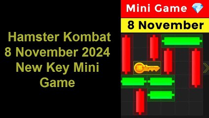 8 November Hamster kombat mini game today