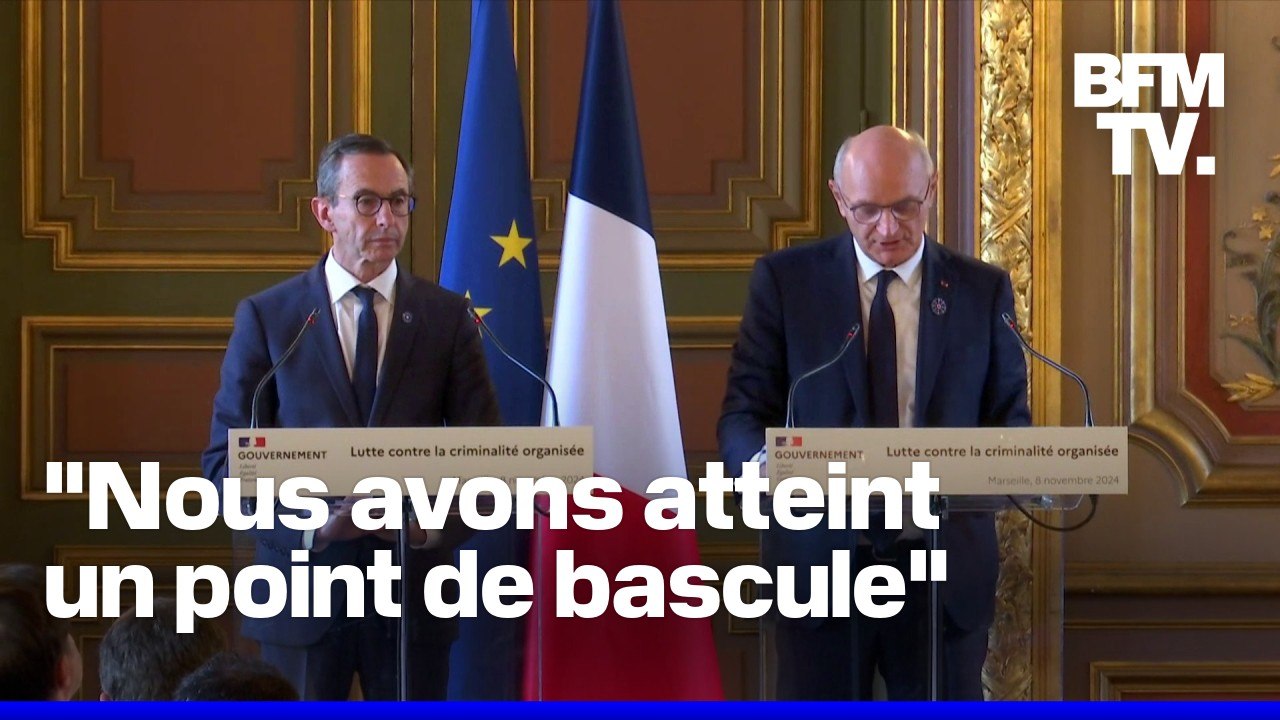 "Le narcotrafic, cause nationale": l'intégralité des discours de Didier Migaud et Bruno Retailleau à Marseille