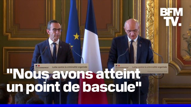 Le narcotrafic, cause nationale : l'intégralité des discours de Didier Migaud et Bruno Retailleau à Marseille