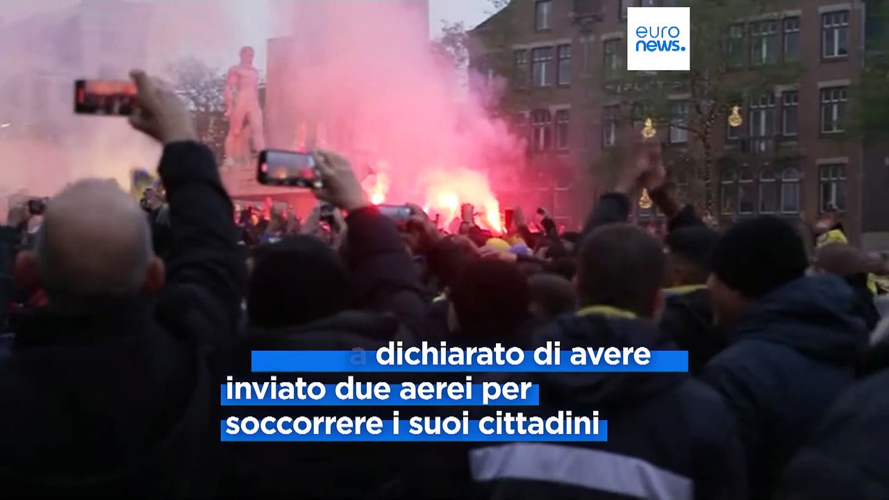 Scontri tra tifosi ad Amsterdam: cinque israeliani feriti e 62 arresti