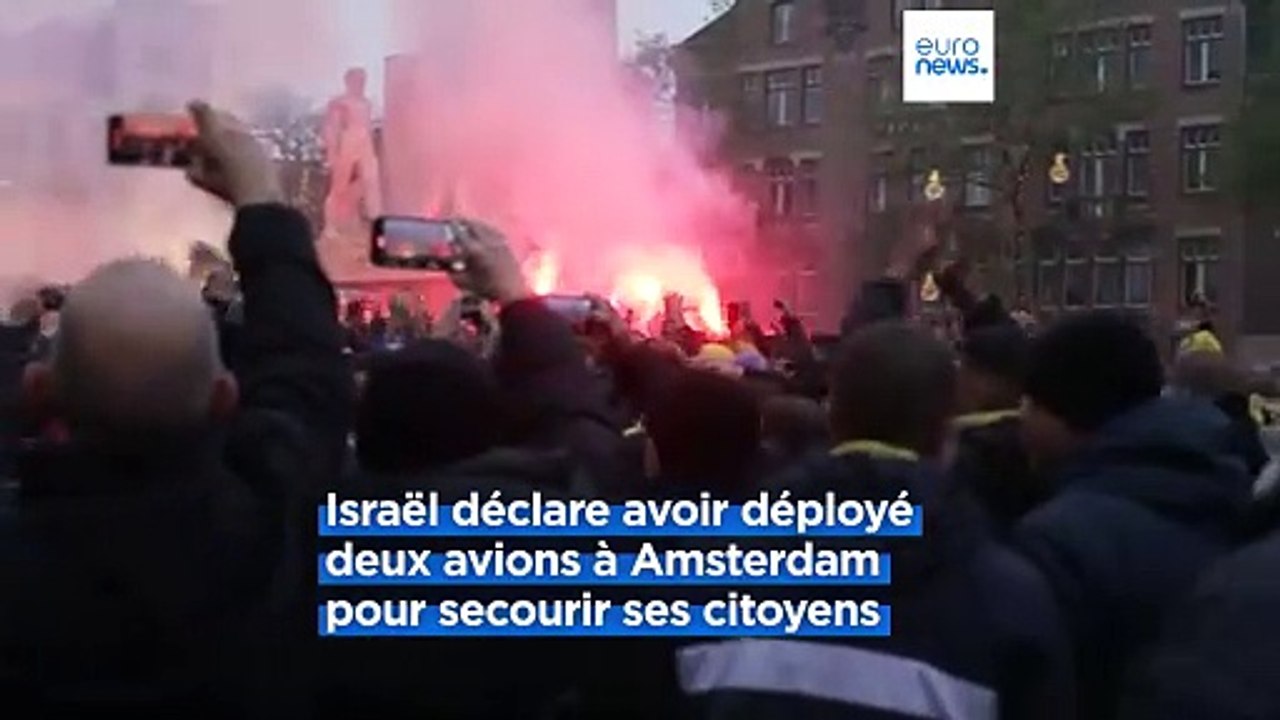 Amsterdam : violents incidents entre supporters lors d'un match entre l'Ajax et le Maccabi Tel-Aviv