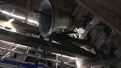 أجراس كاتدرائية "نوتردام دو باري" في العاصمة الفرنسية تقرع من جديد