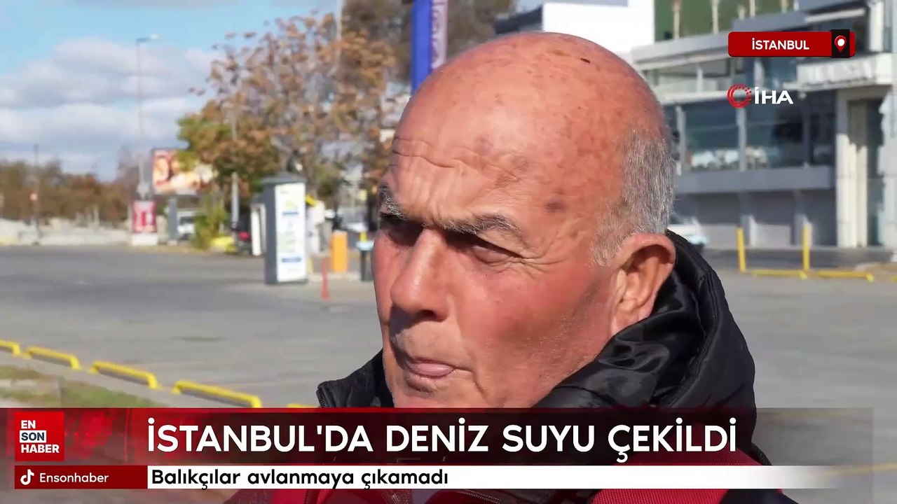 İstanbul’da deniz suyu çekildi, balıkçılar avlanmaya çıkamadı