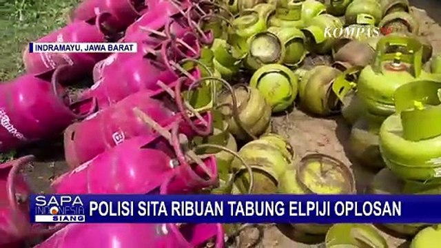 Gerebek Gudang Pengoplosan Elpiji di Indramayu, Polisi Tangkap 5 Pelaku