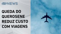 Preço médio da passagem aérea nacional cai quase 15%