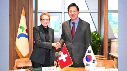 [서울] 오세훈, 스위스 상원의장 만나 저출생 대응책 논의 / YTN
