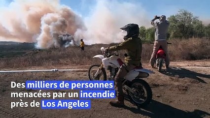 Californie: des vents puissants propagent un incendie destructeur